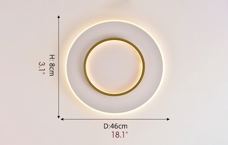 Round LED Celling Light for Living Room, Study, Bedroom, Wardrobe