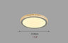 Round Crystal LED Ceiling Light For Bedroom, Living Room, Dining Room