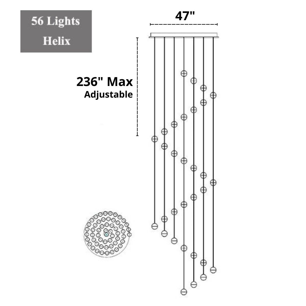 Terra - Modern Multi-Bulb Chandelier