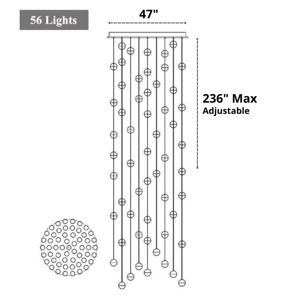 Terra - Modern Multi-Bulb Chandelier