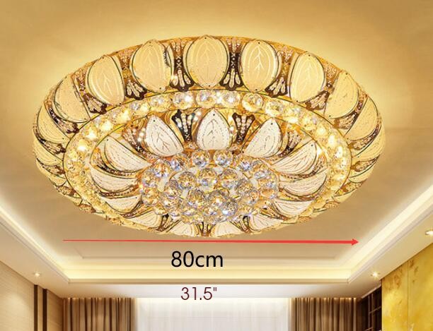 Luxury Modern Crystal LED Chandelier for Living Room, Bedroom, Study