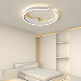 Modern LED Chandelier in the Shape of Ring for Bedroom, Living Room