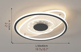 Oval Minimalist Acrylic LED Ceiling Light For Living Room, Bedroom