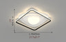 Square Creative Acrylic LED Ceiling Light For Bedroom, Living Room