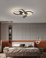 Modern Round LED Ceiling Light for Bedroom, Living Room