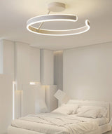 Modern LED Chandelier in the Shape of Ring for Bedroom, Living Room