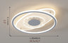 Oval Minimalist Acrylic LED Ceiling Light For Living Room, Bedroom