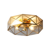 Modern LED Copper Ceiling Lamp for Bedroom, Dining Room, Room Lamp