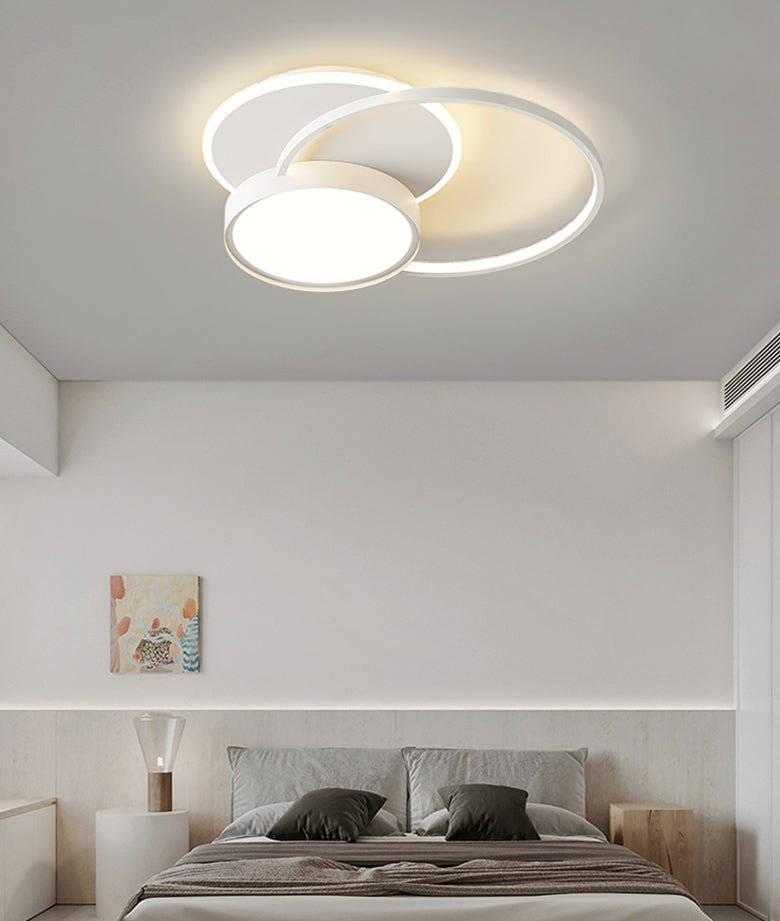 Modern Geometric LED Ceiling Light For Bedroom, Living Room, Study