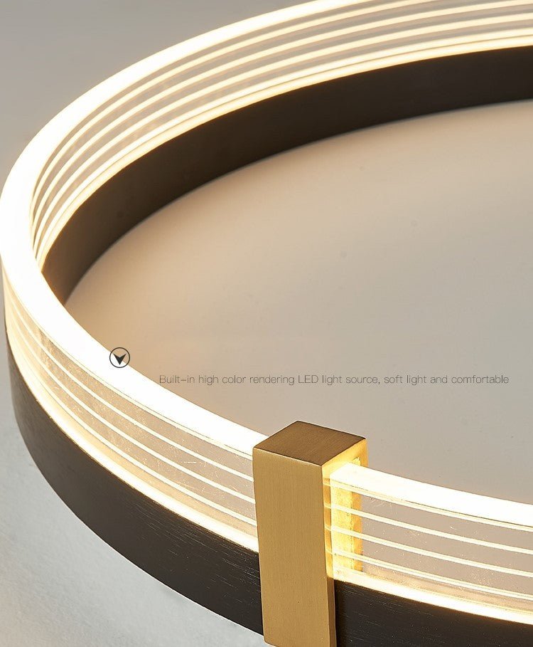 Modern LED Ceiling Lamp in a Minimalist Style for Bedroom, Dining Room