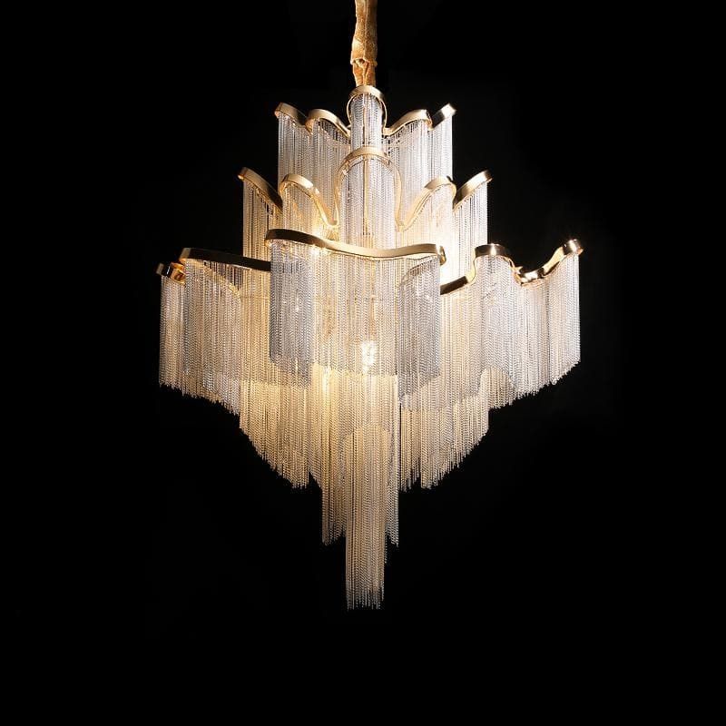 Point Design Singapore Luxury Chain Tassel Chandelier