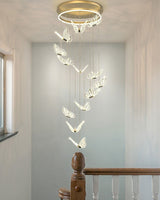 Camogli | Beautiful LED Chandelier with Hanging Butterflies