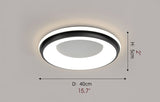 Modern Dimmable LED Ceiling Lamp For Living Room, Bedroom