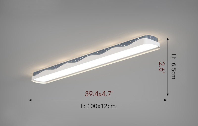 Modern Rectangle LED Ceiling Lamp for Corridor, Bedroom, Kitchen