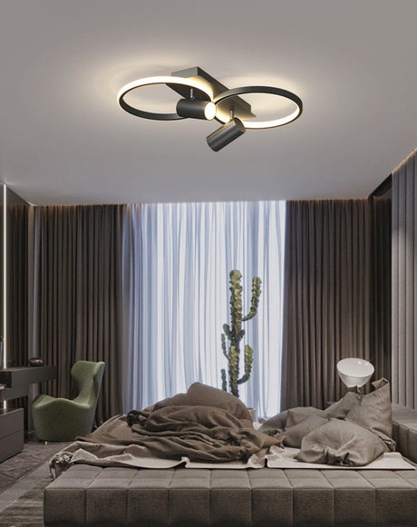 Modern Round LED Ceiling Light for Bedroom, Living Room