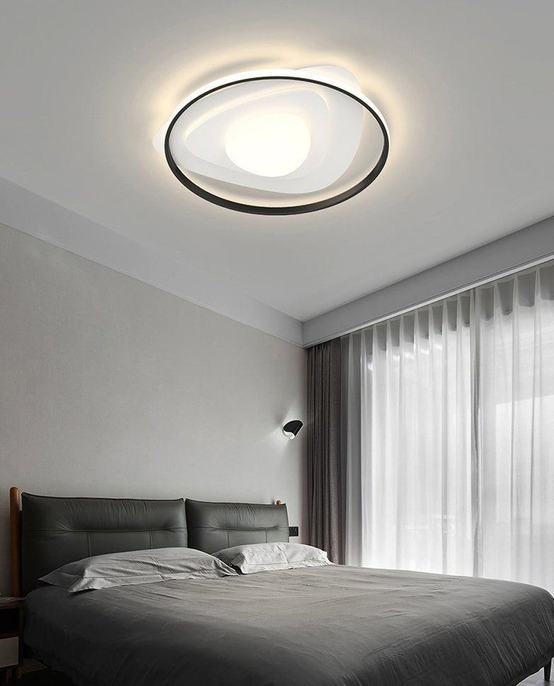 Round Creative Acrylic LED Ceiling Light For Bedroom, Living Room