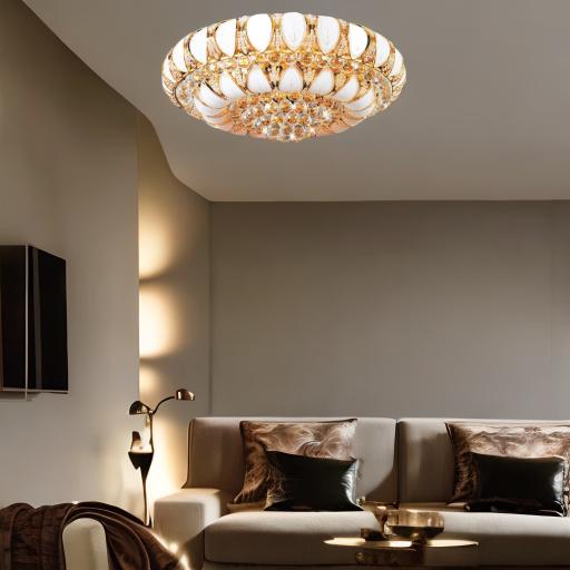 Luxury Modern Crystal LED Chandelier for Living Room, Bedroom, Study