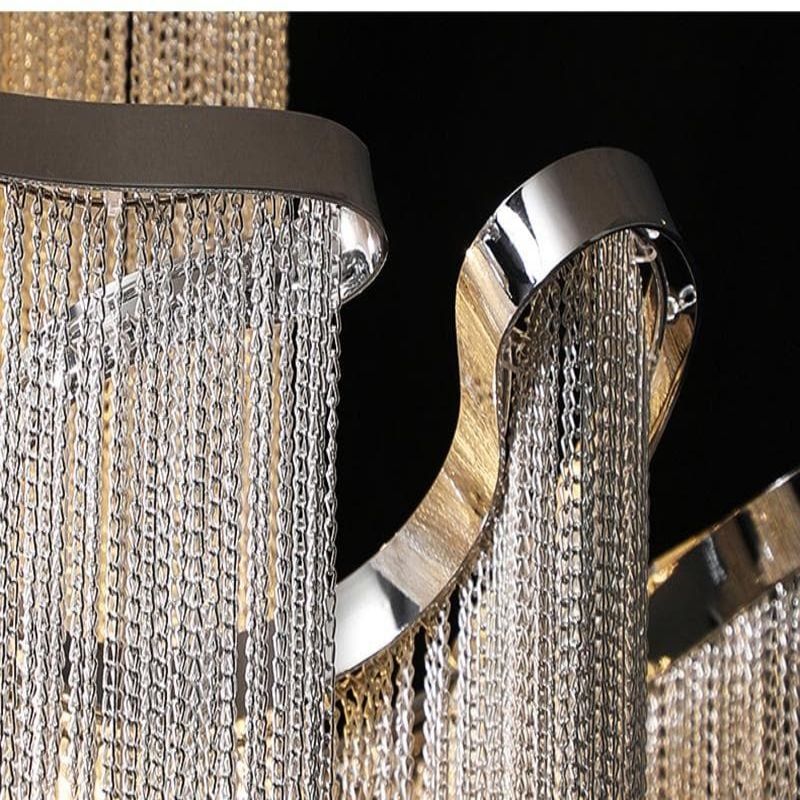 Point Design Singapore Luxury Chain Tassel Chandelier