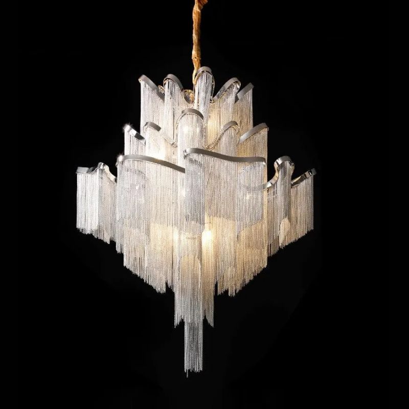 Point Design Singapore Luxury Chain Tassel Chandelier