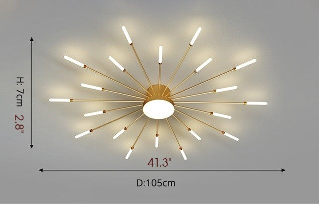 Luxury LED Ceiling Light for Bedroom, Hall, Living Room, Study