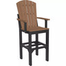 LuxCraft Bar Height Poly Adirondack Arm Chair