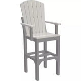 LuxCraft Bar Height Poly Adirondack Arm Chair