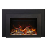 Sierra Flame INS-FM Electric Insert with Dual Steel Surround Fireplace