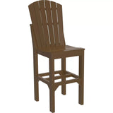 LuxCraft Bar Height Poly Adirondack Side Chair