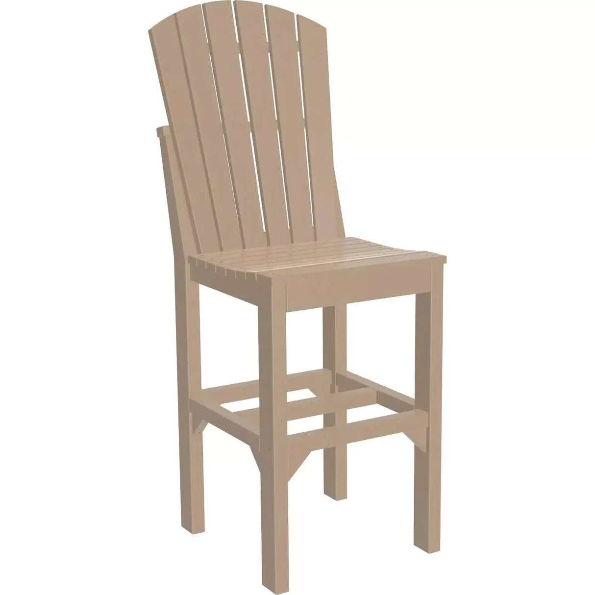 LuxCraft Bar Height Poly Adirondack Side Chair