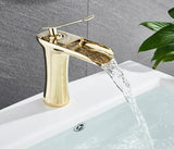 Ames - Modern Waterfall Bathroom Faucet