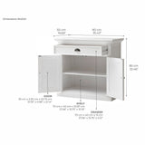 NovaSolo Halifax Small Buffet White B180