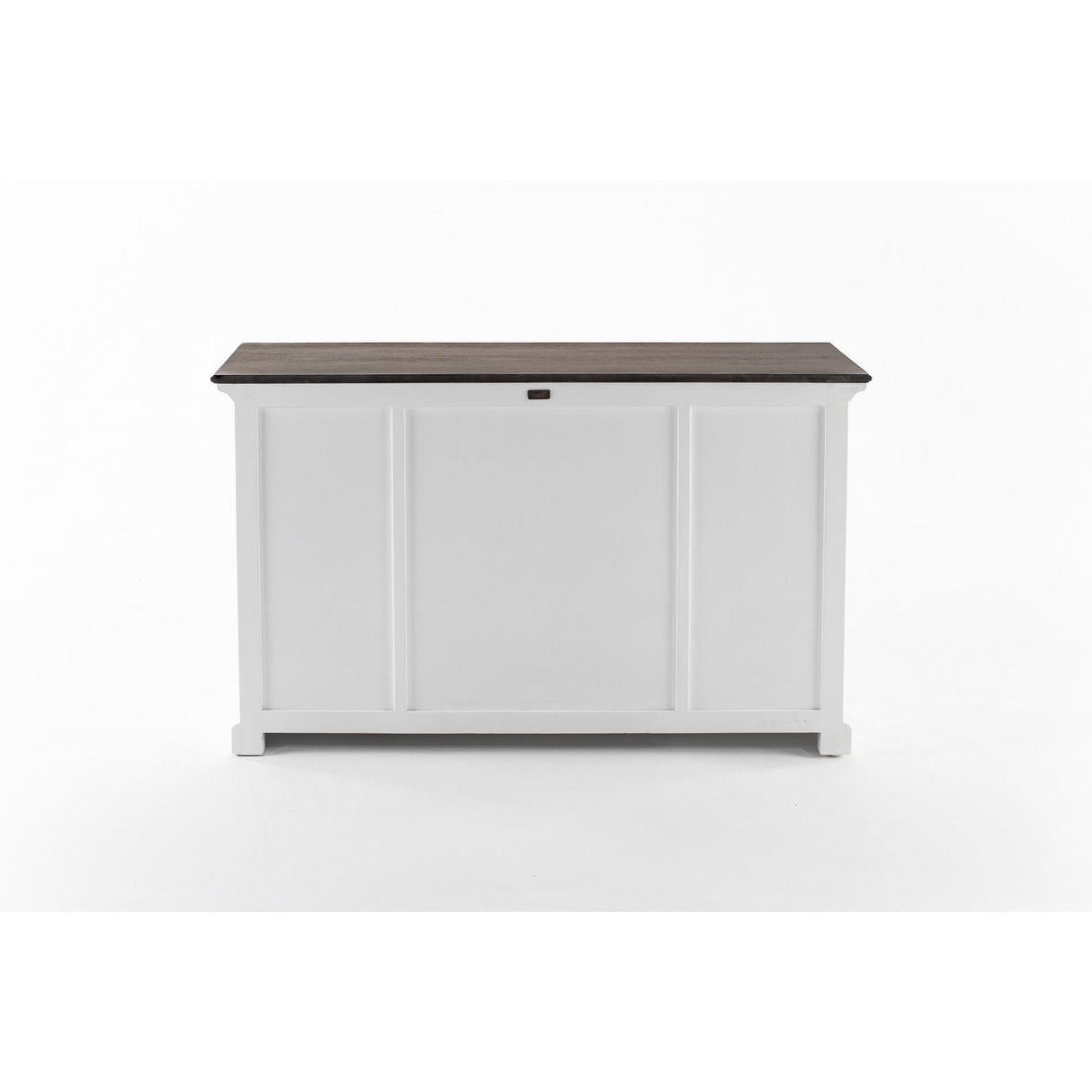 NovaSolo Halifax Accent Buffet with 4 Doors 3 Drawers In White Distress & Deep Brown B192TWD