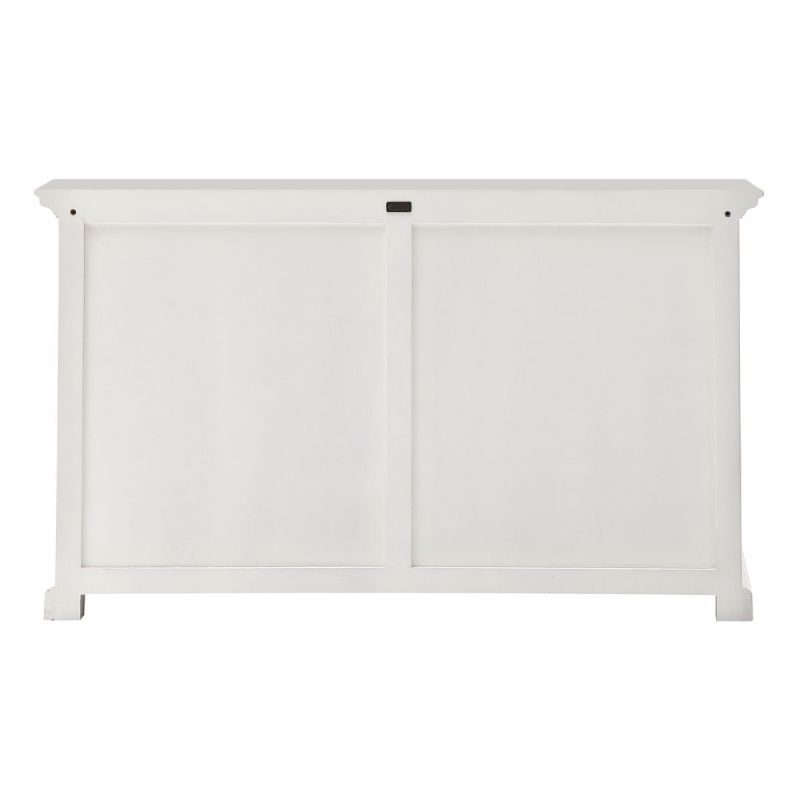 NovaSolo Provence Cabinet with Hutch White BCA595