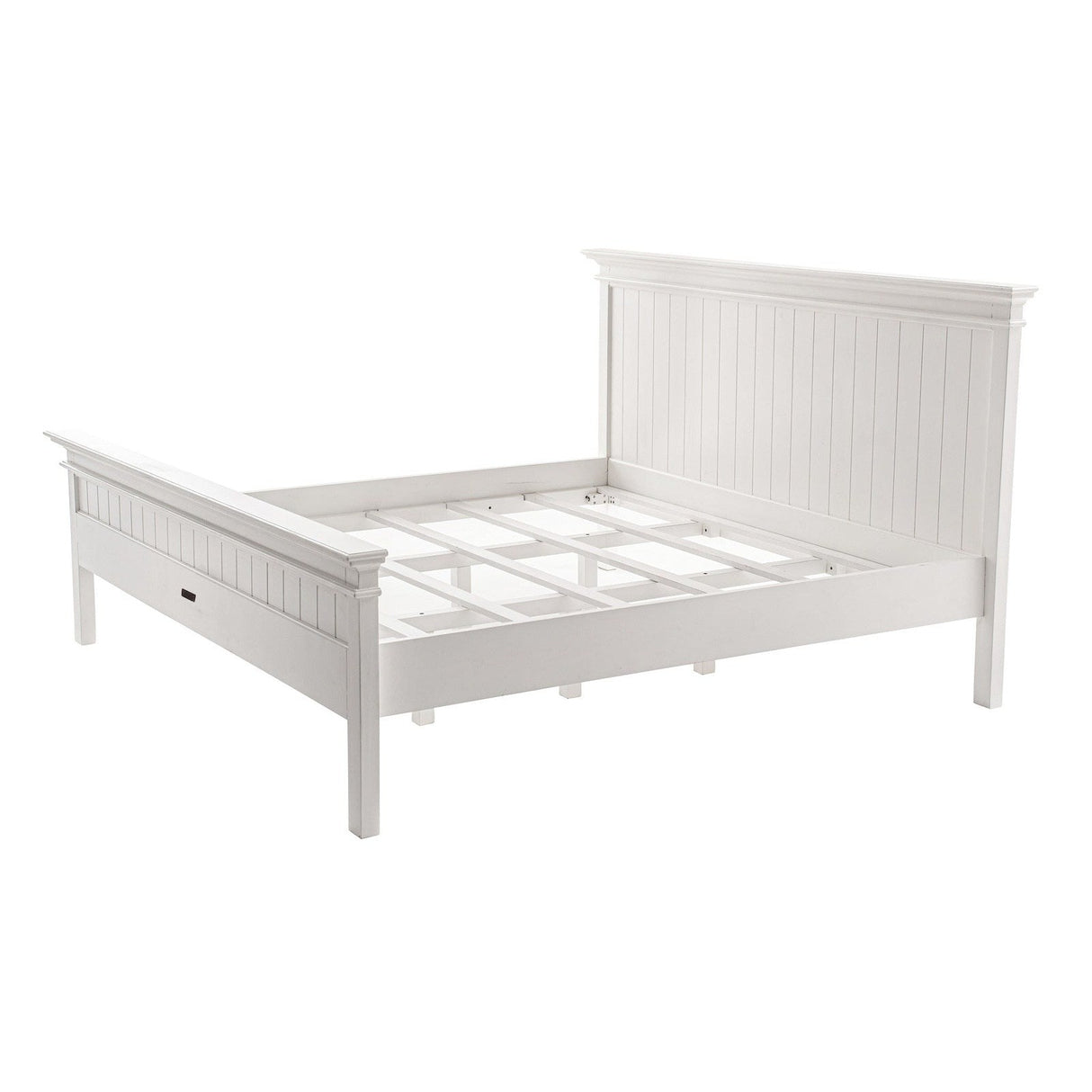 NovaSolo Halifax King Size Bed White BKU001