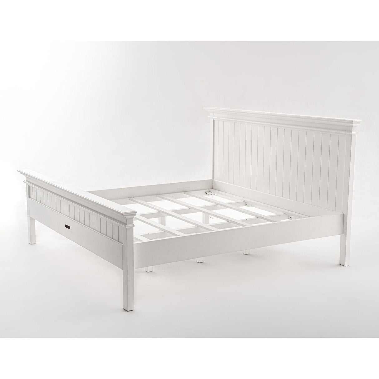 NovaSolo Halifax King Size Bed White BKU001