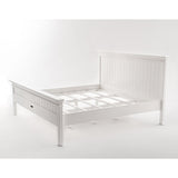 NovaSolo Halifax King Size Bed White BKU001