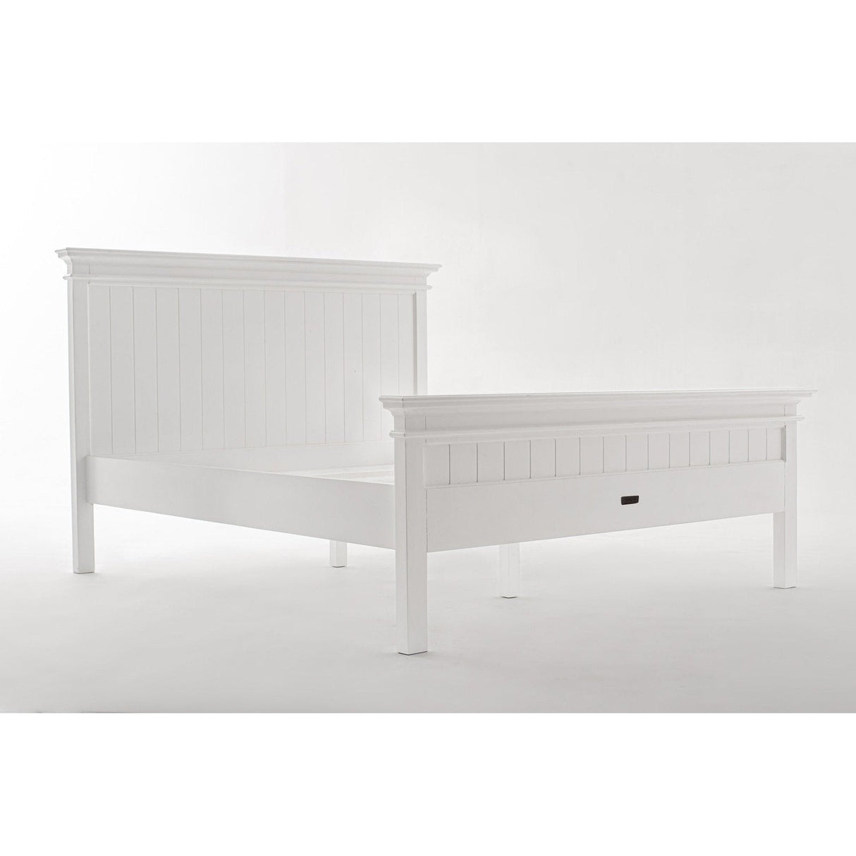 NovaSolo Halifax Queen Size Bed White BQU001