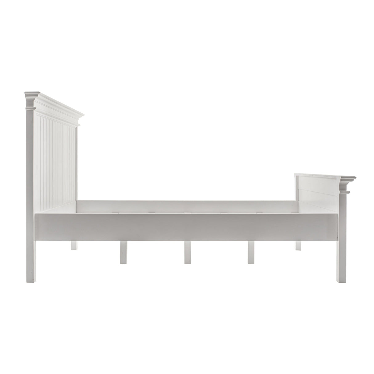 NovaSolo Halifax Queen Size Bed White BQU001