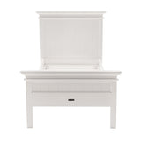 NovaSolo Halifax Twin Size Bed White BSU001