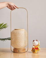 Bamboo Lantern Table Lamp