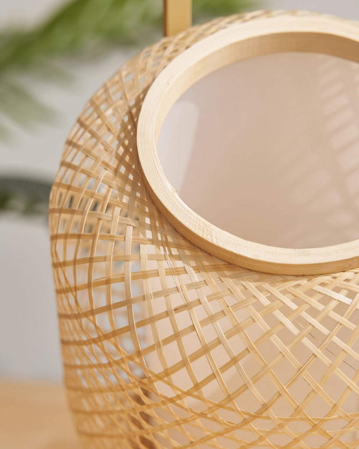 Bamboo Lantern Table Lamp