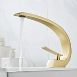 Modern Curved Bathroom Faucet