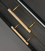 Modern Textured Brass Cabinet and Drawer Handles