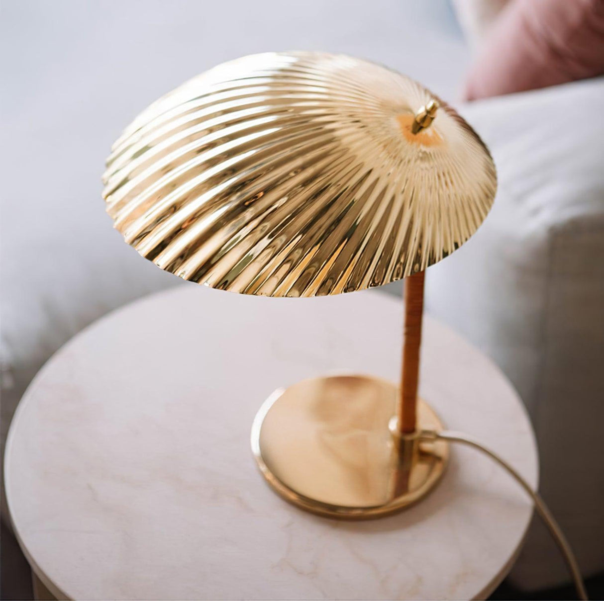 Brass Shell Table Lamp