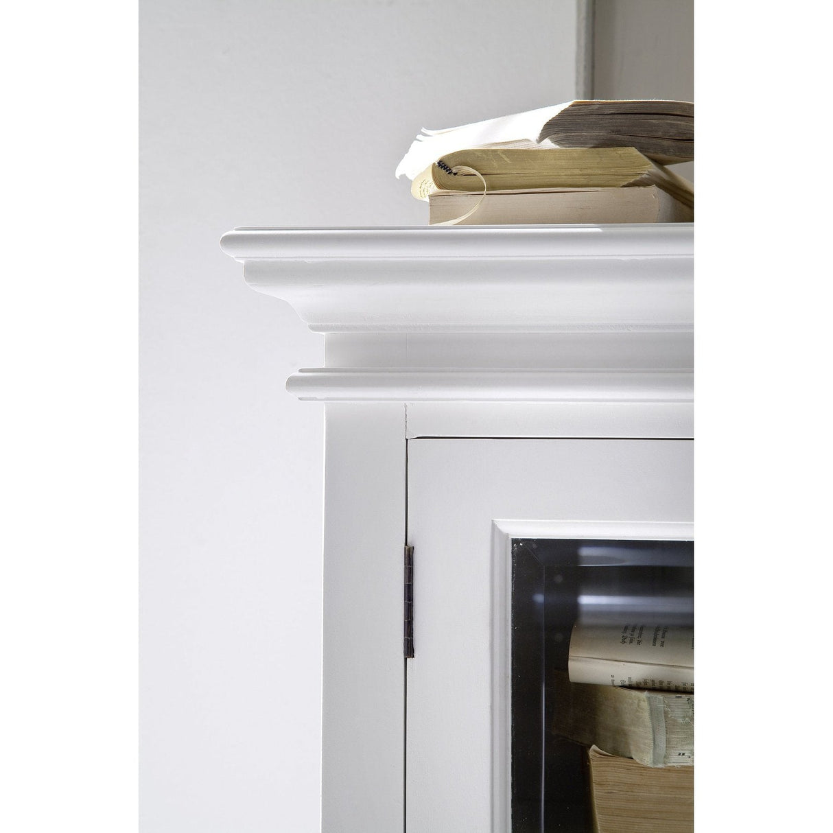 NovaSolo Halifax 2 Level Pantry White CA609