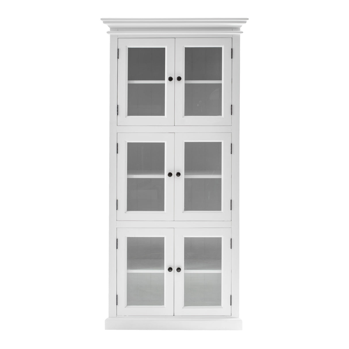 NovaSolo Halifax 3 Level Pantry Storage Cabinet White CA610