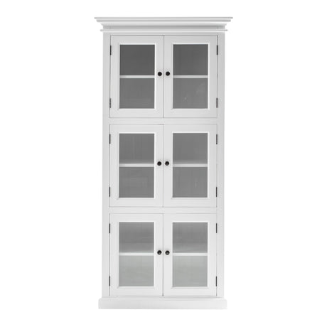 NovaSolo Halifax 3 Level Pantry Storage Cabinet White CA610