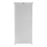 NovaSolo Halifax 3 Level Pantry Storage Cabinet White CA610