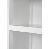 NovaSolo Halifax Bookcase with 5 Shelves in Classic White CA634