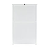 NovaSolo Halifax Bookcase with 5 Shelves in Classic White CA634